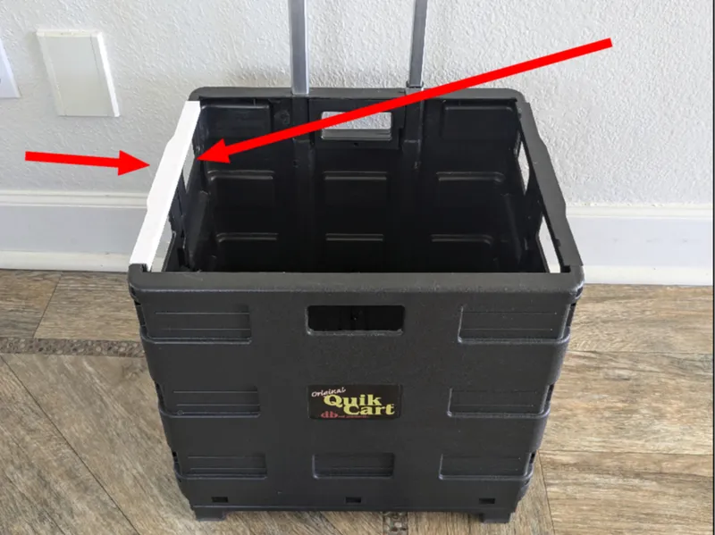 dbest quick cart rigidity bars (side bracket/clip)