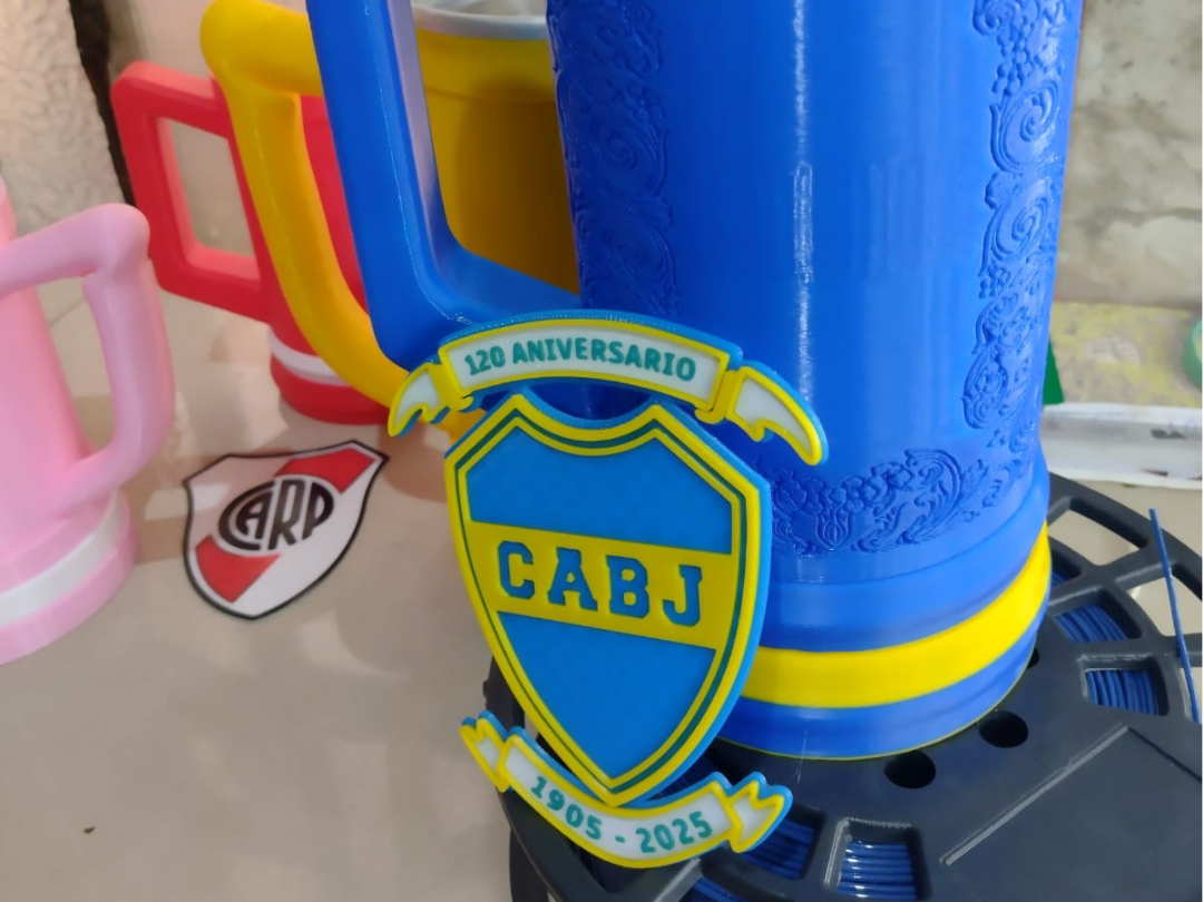 Chopp Boca Jrs| 1 Litro - Fileteado.