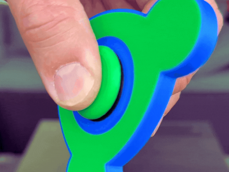Modular Fidget Spinner – Print in Place