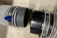 Adaptateur raccord tuyau 4 pouces vers 4 pouces — photo 1