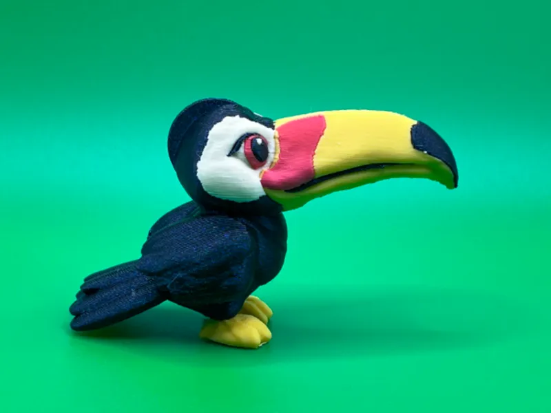 Cute Mini Tropical Toucan Figurine