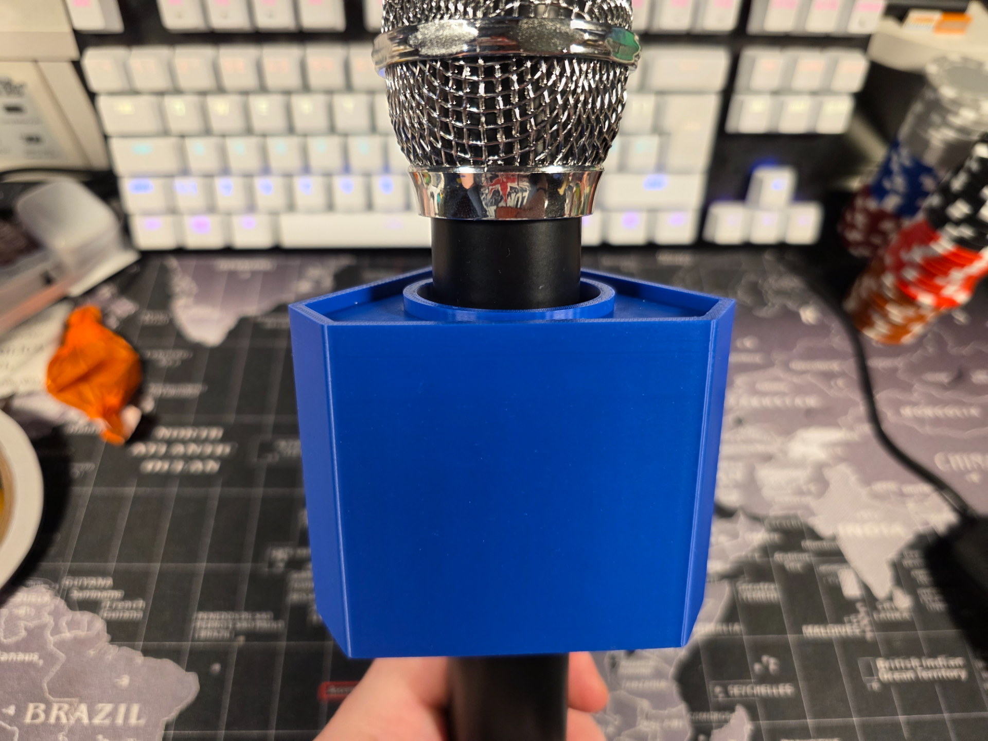 WWE Style Mic Flag