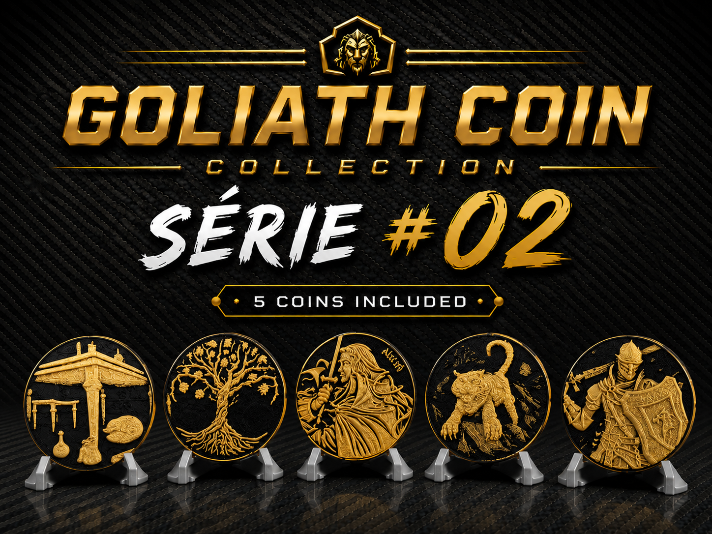 Goliath Coin pièce de collection à imprimer série2