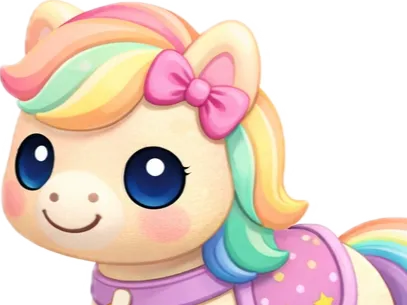 Rainbow Celebration Pony