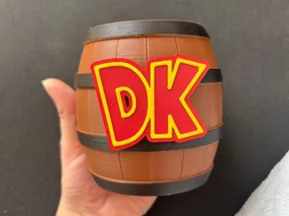 Donkey Kong Barrel Pencil Holder