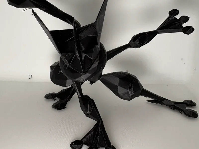 Low Poly Greninja Pokemon