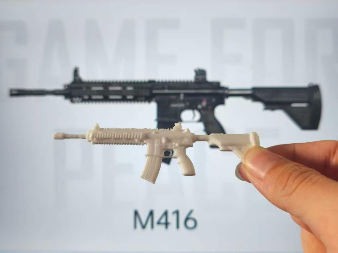 M416突击步枪游戏枪械模型和平精英地铁逃生pubg不可发射模型摆件