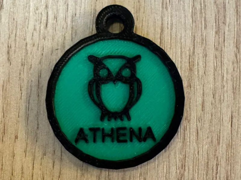 Athena Keychain (Greek Mythology)