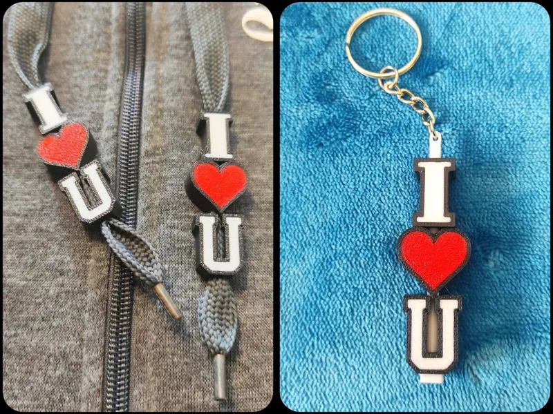 I Love You Link Charm – Valentine’s Day