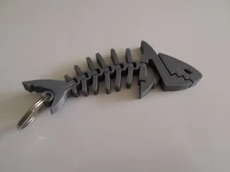 Flexible Shark Keychain / bambu studio