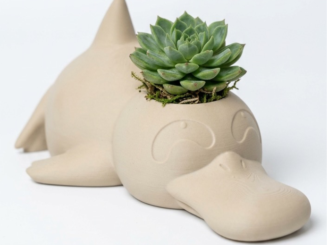 psyduck pokemon flower vase