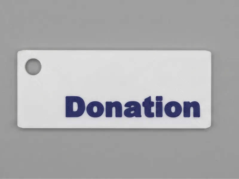 Clothing Donation Bag Tag (Zip-Tie Ready)