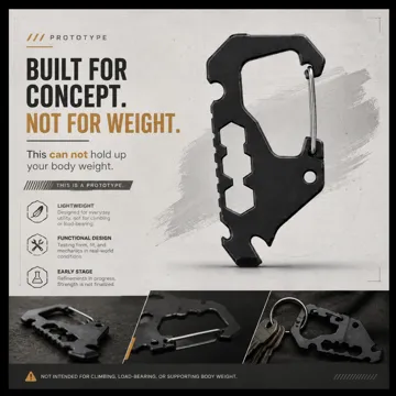 Accesorio de taller: Carabiner multi-tool — vista de referencia 2