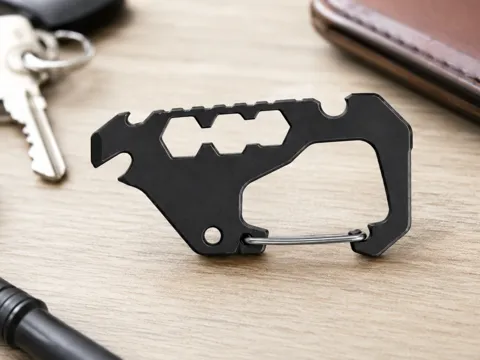 Accesorio de taller: Carabiner multi-tool — referencia de MakerWorld