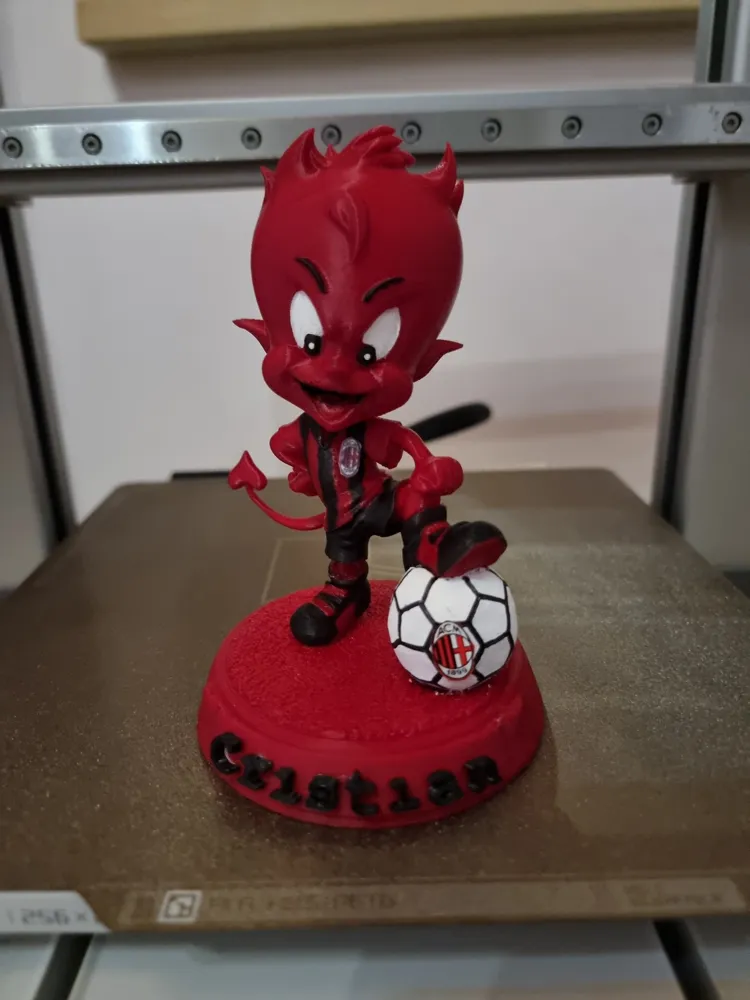 little devil milan - Free 3D Print Model - MakerWorld