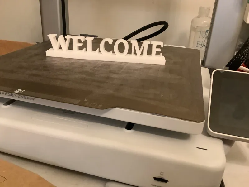 Freestanding Welcome Sign (Prints in < 1 hour!)
