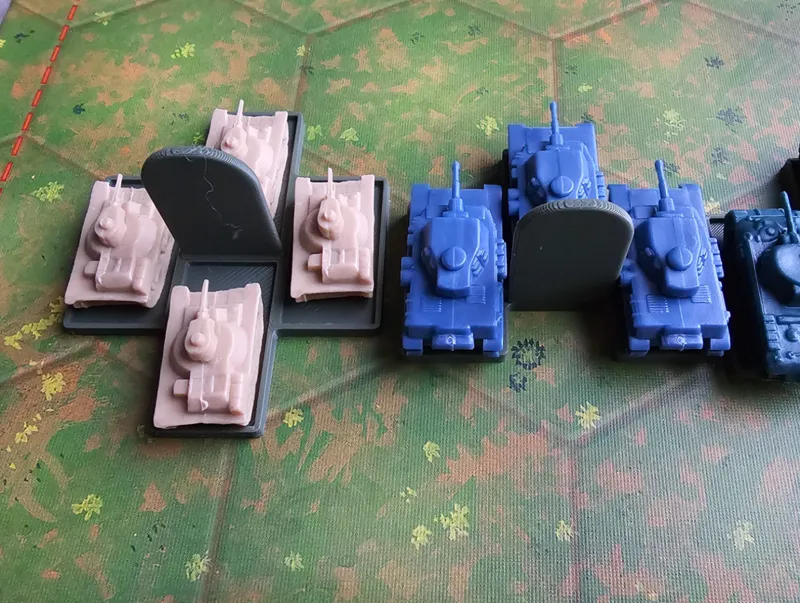 Mémoire 44 - Plateau pour tank (X4)