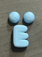 Small spheres for letters Ë / ë, Ï / ï, Ö / ö (flat bottom)