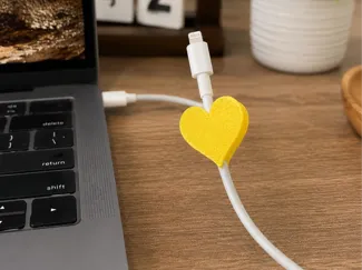HeartHug  Cute Heart Cable Protector