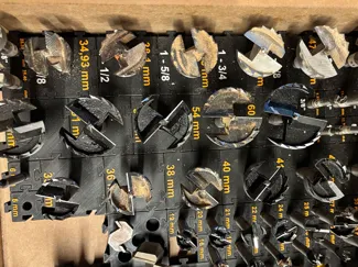 Fostner bits holder