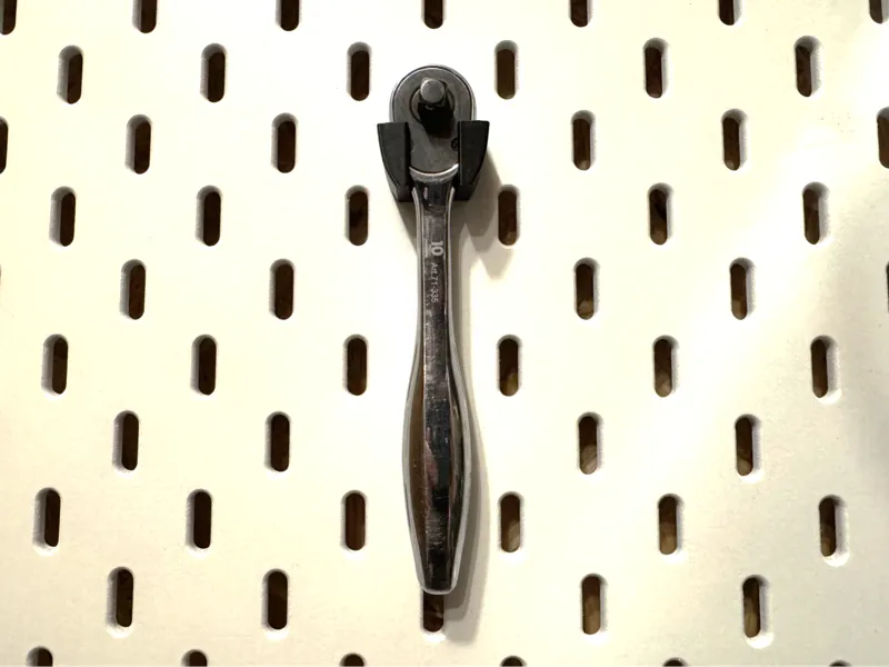 Biltema ratchet wrench (1/4) holder for Skadis
