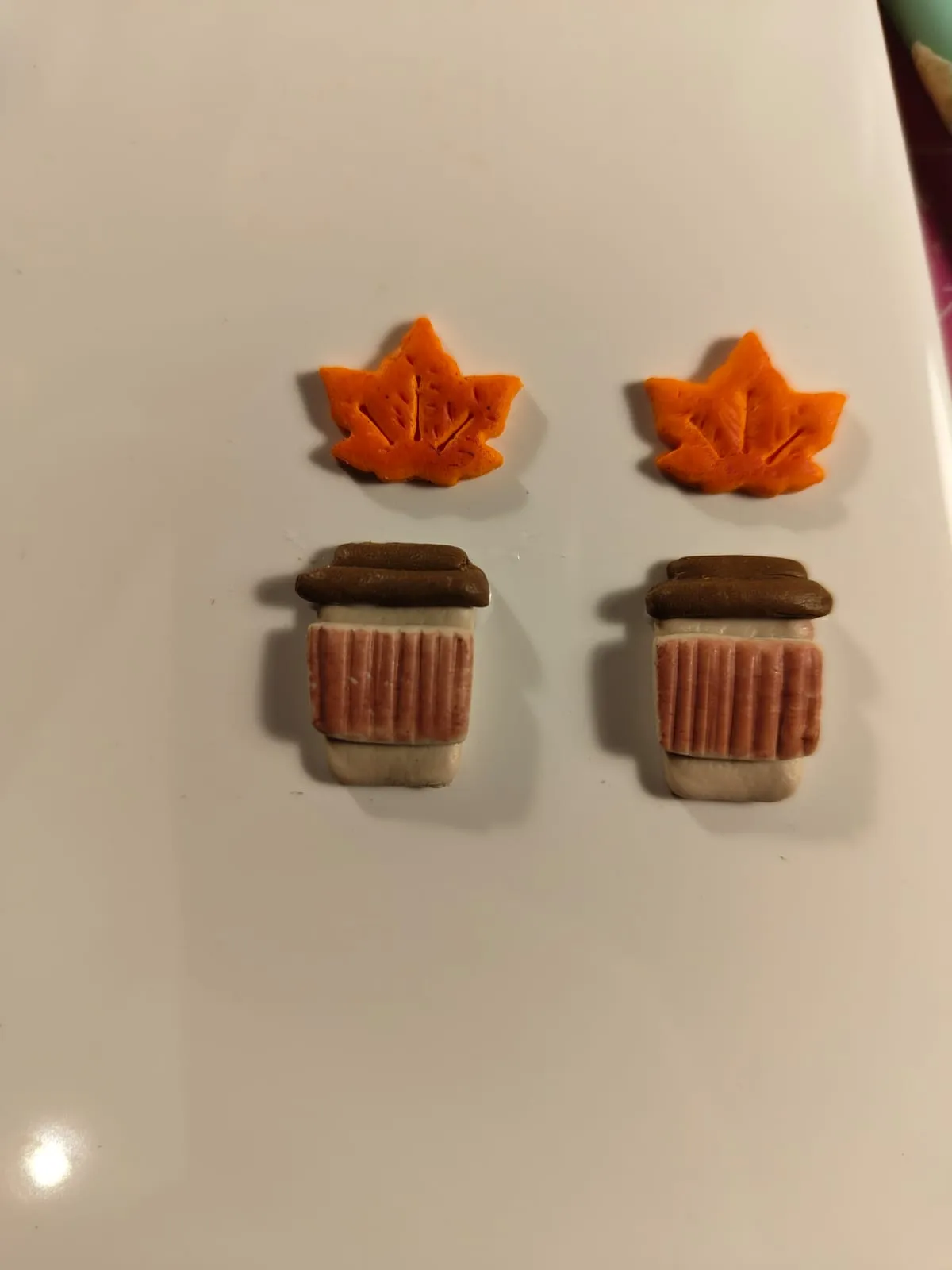 Pumpkin Spice Latte Earrings Clay Cutter Set view 4