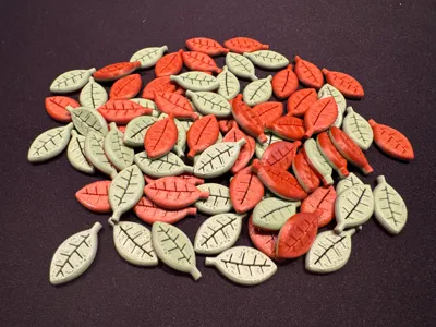 Tea Garden Board Game - Dual-Color Tea Leaves