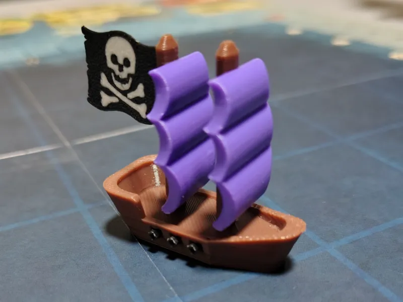 Pirate Ship multicolor fast printing NO AMS option