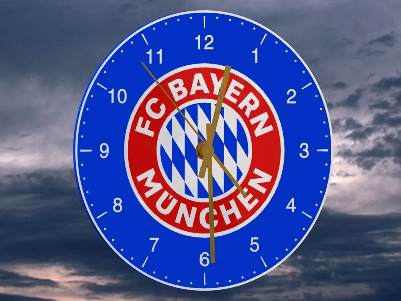 Ziffernblatt für Bayern München Wanduhr