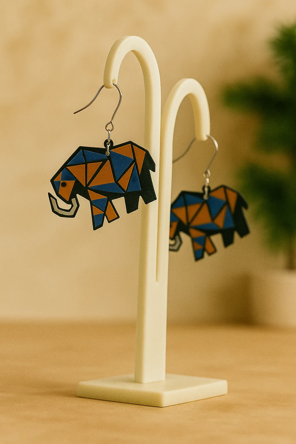 Elephant Earrings view 2