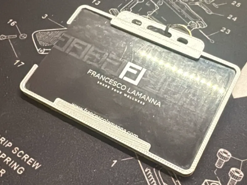 Keycard / ID Card Holder Orizontal version