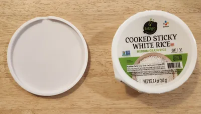 Bibigo Cooked Sticky White Rice Lid
