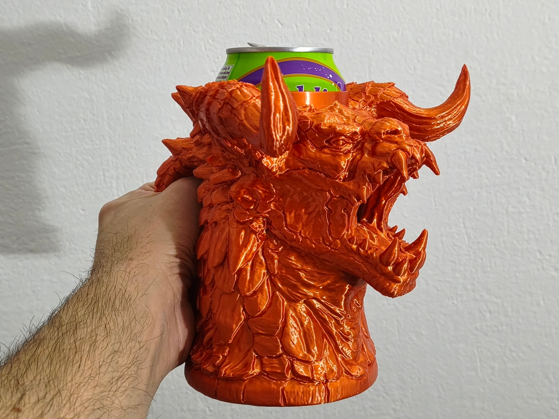 Deathclaw Head - Can Holder / Beer mug