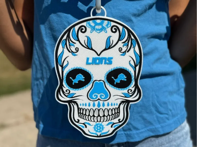 Detroit Lions Sugar Skull Hype Chain