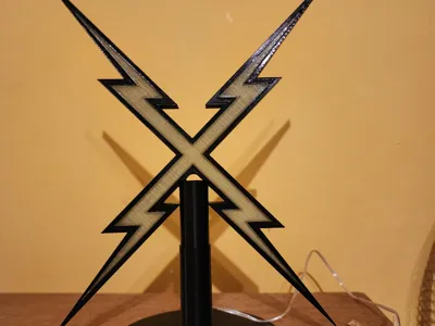 Lightning Bolt Christmas Tree Topper