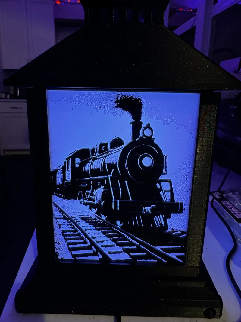 Lantern Panel - Steam Train