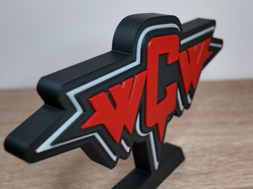 2001 WCW Logo Display Stand