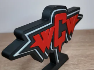 2001 WCW Logo Display Stand