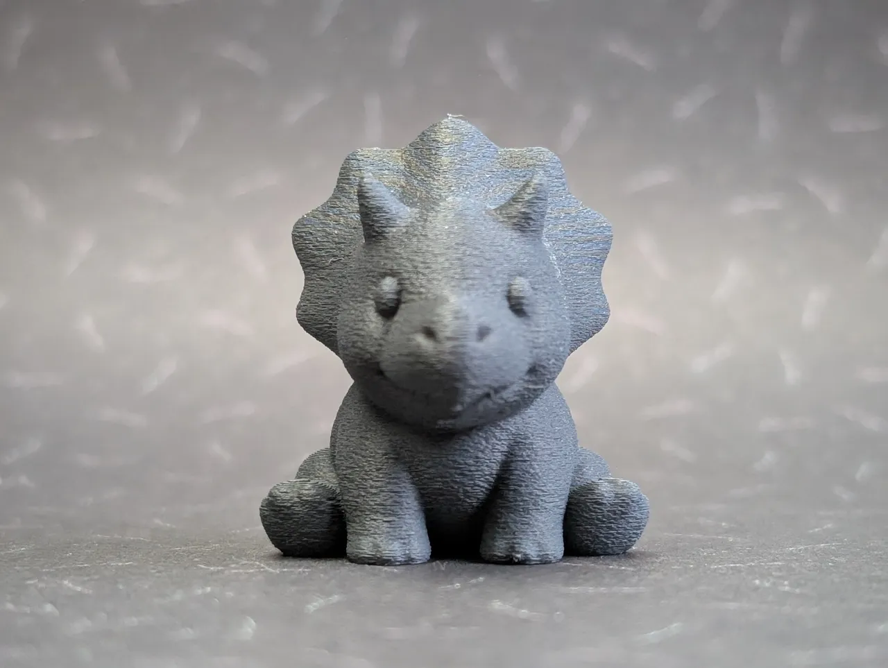 Cute Mini Triceratops + Keychain view 4
