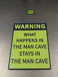0.2mm layer, 2 walls, 15% infill, The Man Cave