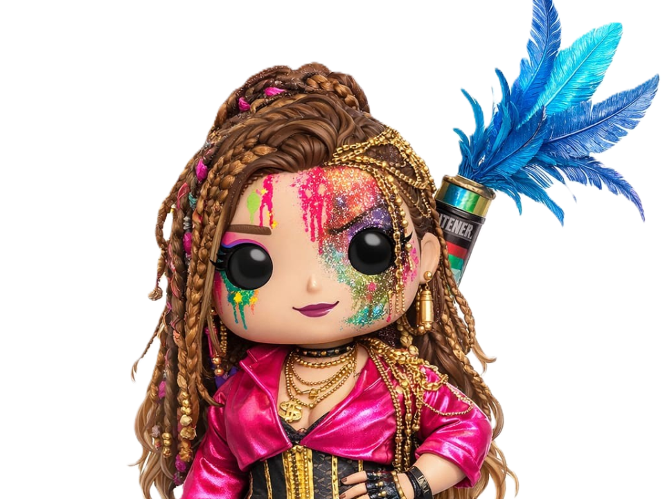 Carnival Mask Figurine – Festive Decor STL