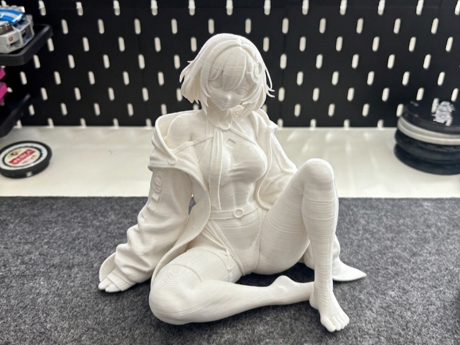 Short Hair Tech-Girl | Aesthetic Anime Figure