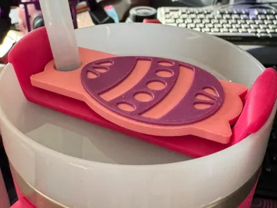 Easter Egg Tumbler Lid Topper