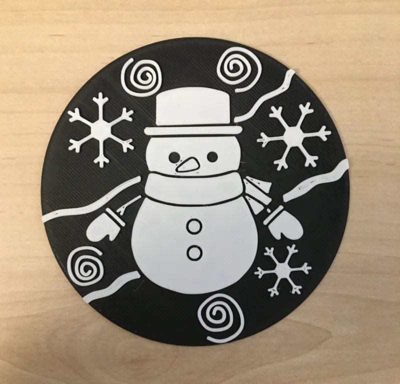 Snowman Coaster 