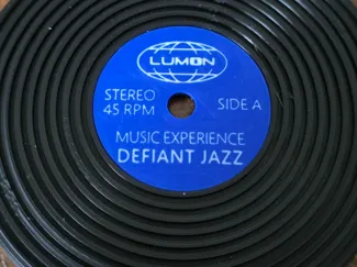 Severance "Music Experience" themed drink coasters