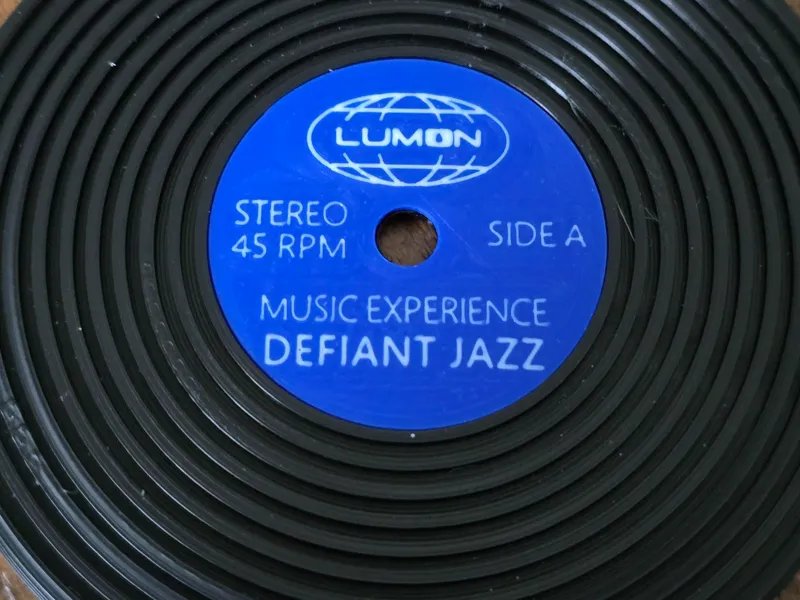 Severance "Music Experience" themed drink coasters