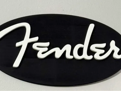 Fender Logo Wall Art