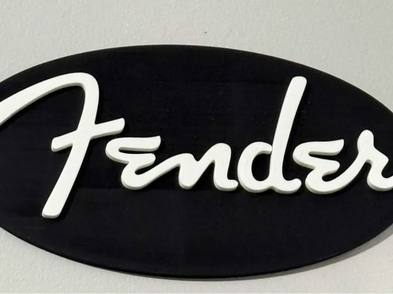 Fender Logo Wall Art