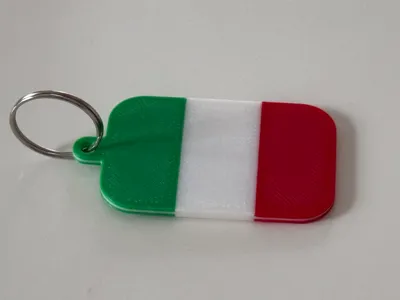 Italian Flag Keychain (AMS Required)