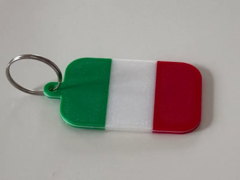 Italian Flag Keychain (AMS Required)